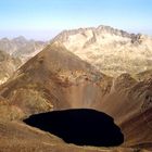 Lac sombre en espagne