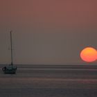 lac st-jean sailboat sunset