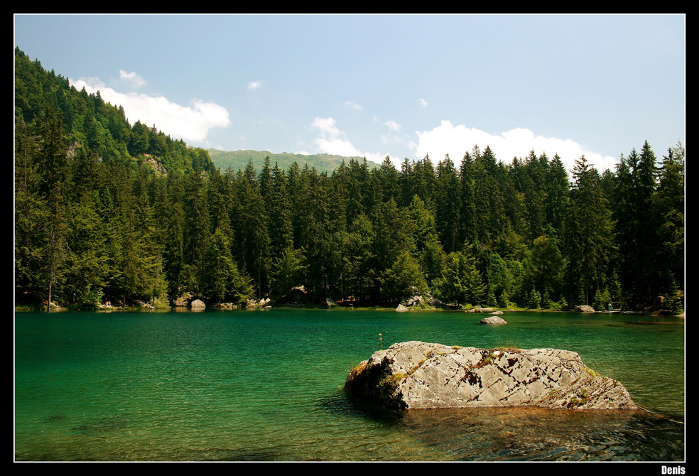 ...Lac vert...