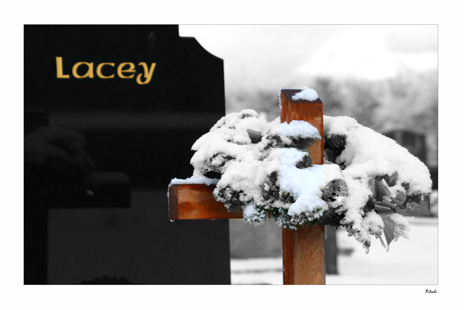 Lacey's grave