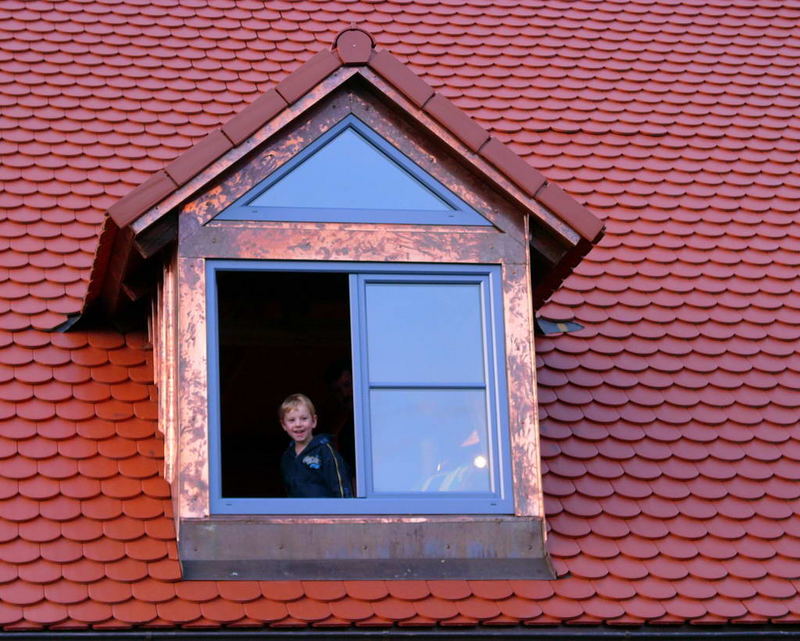 Lachendes Fenster