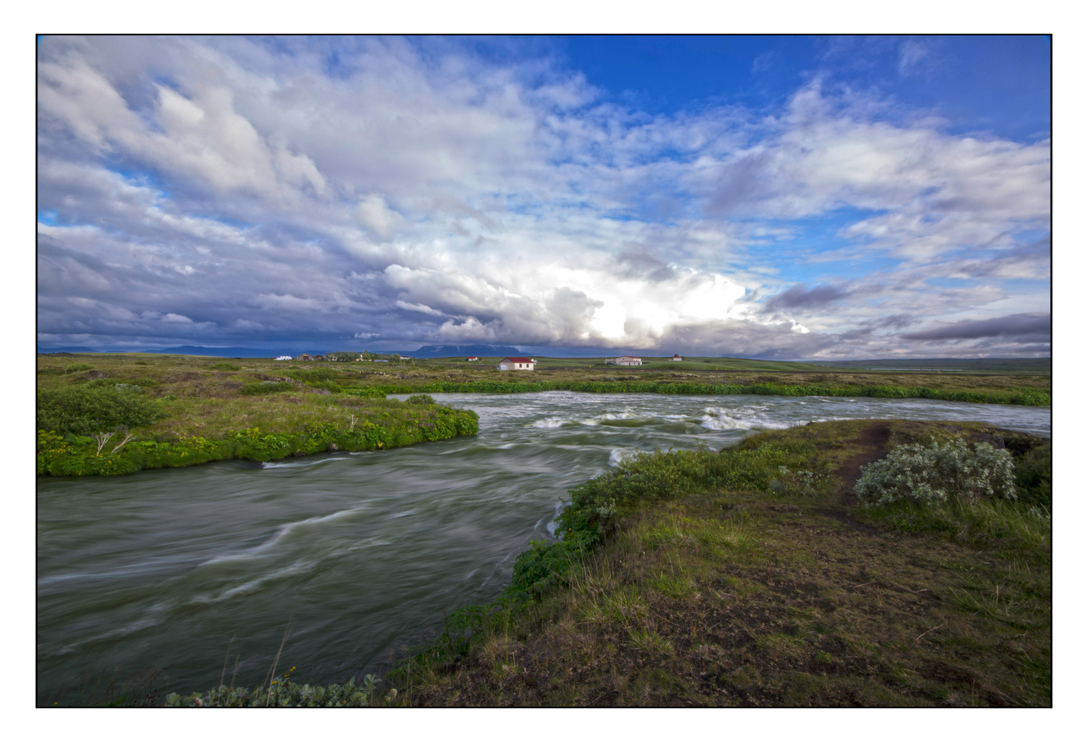 Lachsreichster Fluss auf Island