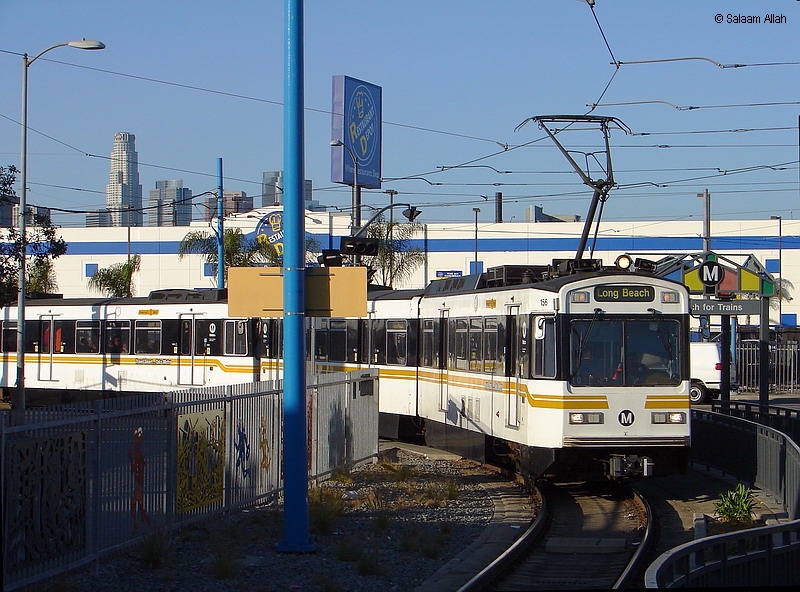 LACMTA Blue Line light rail system Los Angeles California