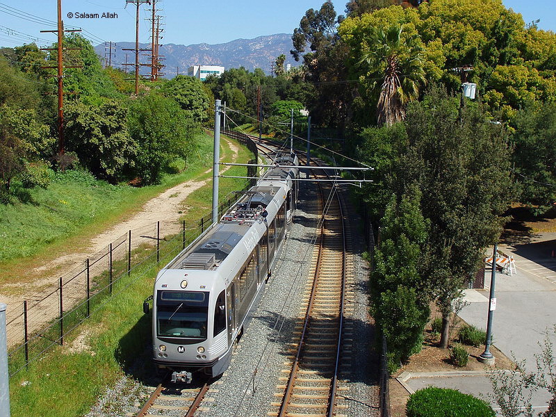 LACMTA Gold Line light rail system