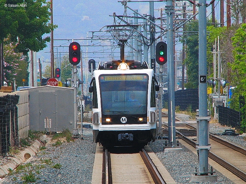 LACMTA Gold Line light rail system