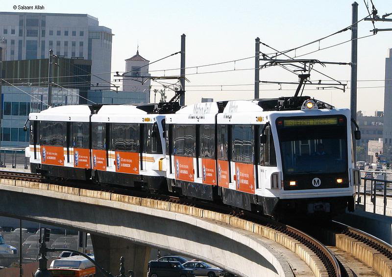 LACMTA  Gold Line light rail system Los Angeles California