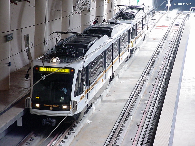 LACMTA  Gold Line light rail system  Pasadena California