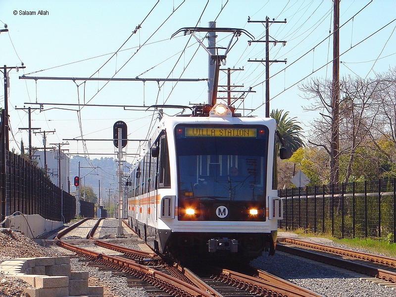 LACMTA Gold Line light rail system South Pasadena California