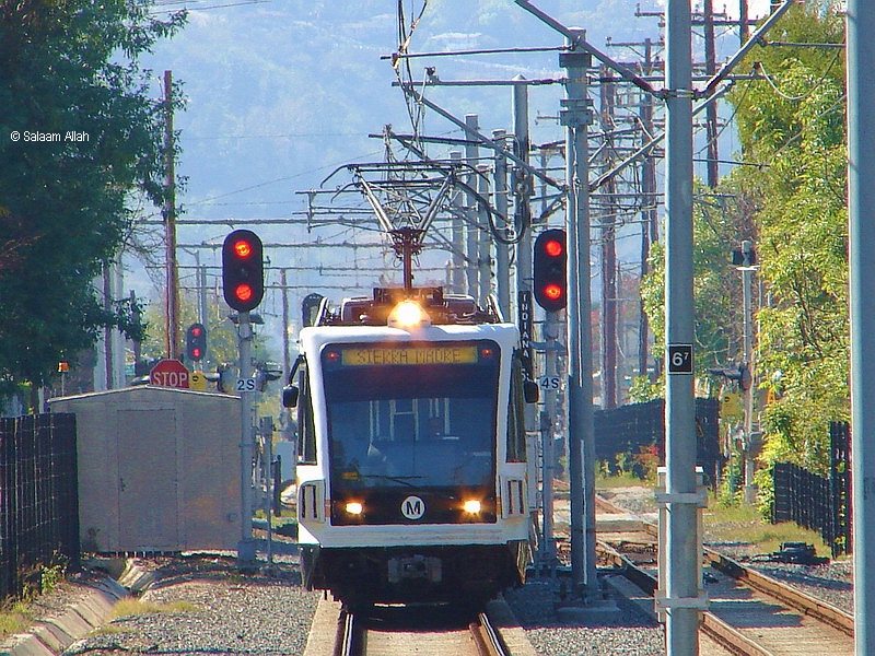 LACMTA  Gold Line light rail system South Pasadena California