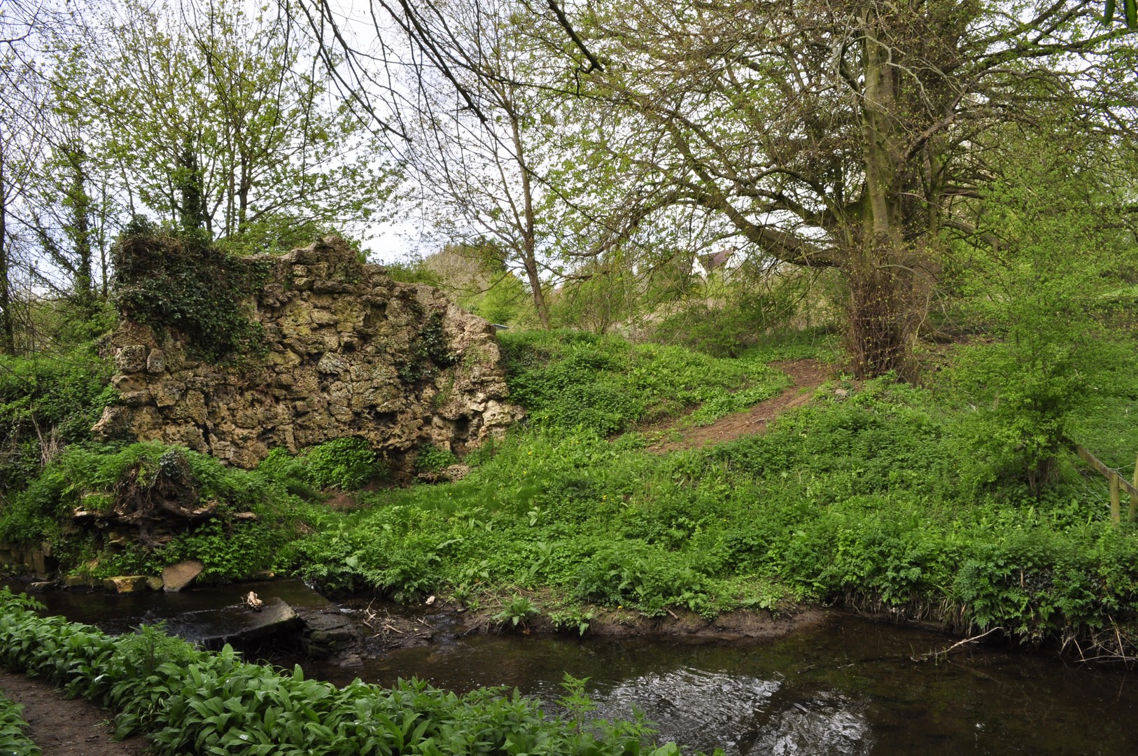 Lacock Garden Stream 853