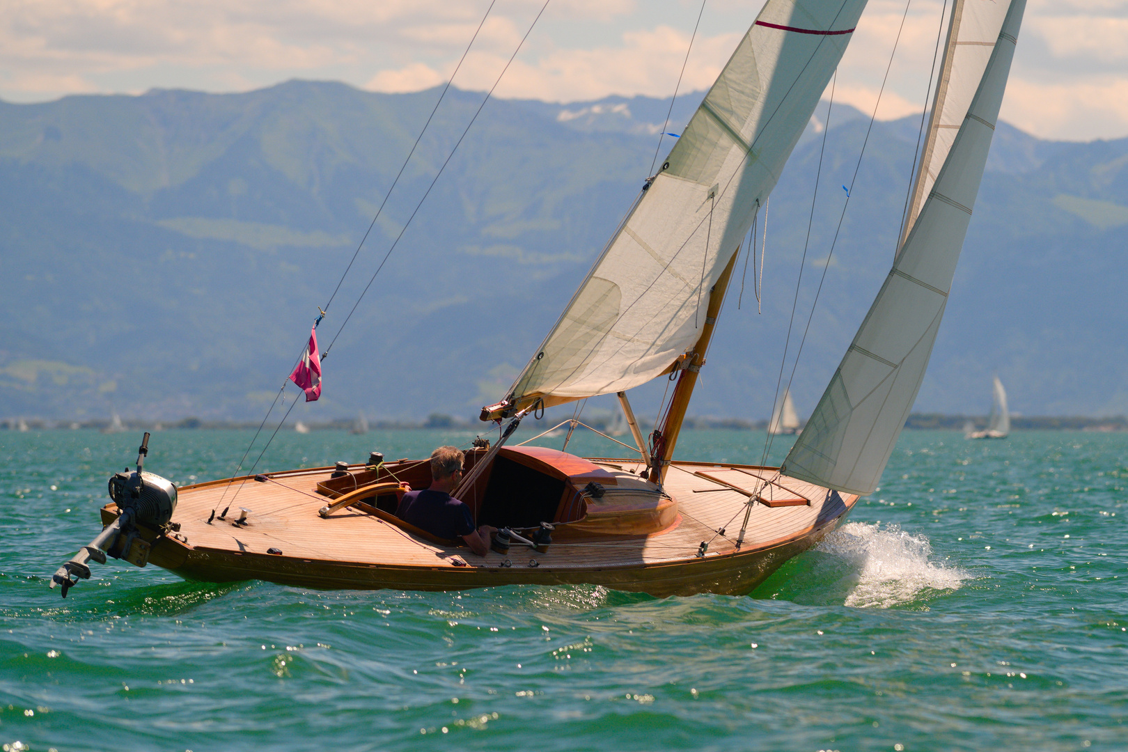 Lacustre am Wind auf dem Bodensee