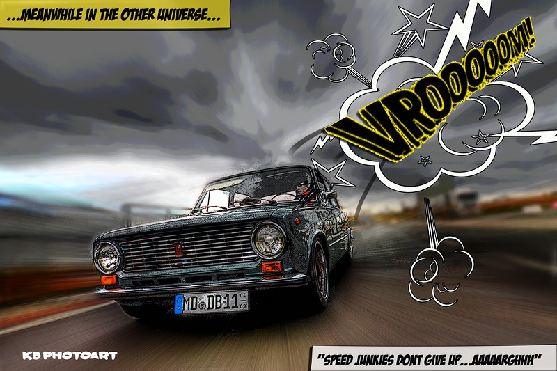 Lada 21011 - comic style!