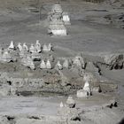 Ladakh: a bunch of Tschörten / Stupas