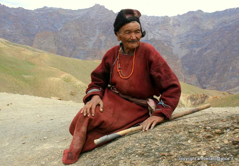 Ladakh ( pellegrino verso lamayru )