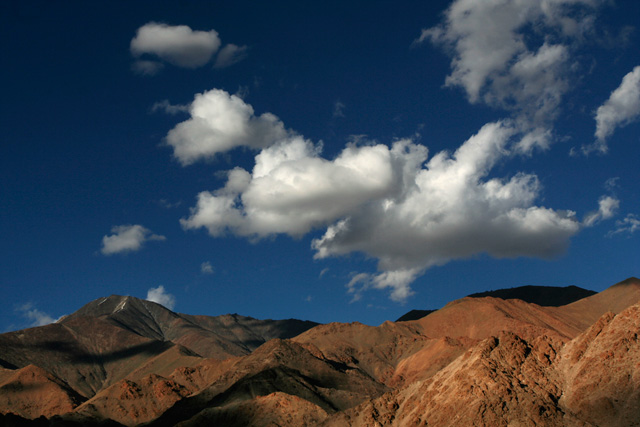 Ladakh trekking and land sliding