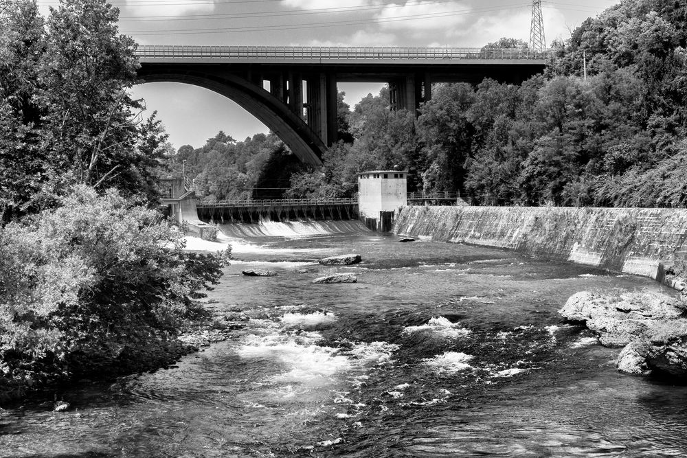 L'Adda dal ponte della centrale