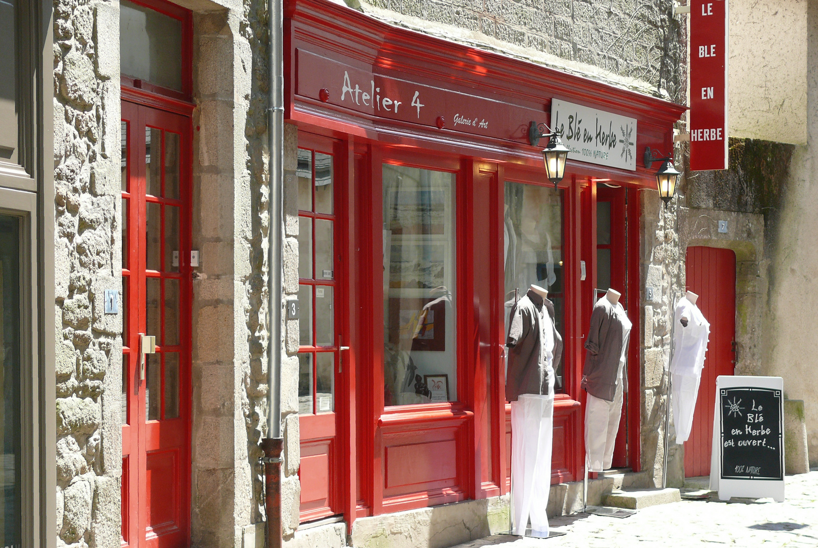 Ladenfront in Guérande (Bretagne)