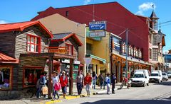 Ladenstraße in Ushuaia