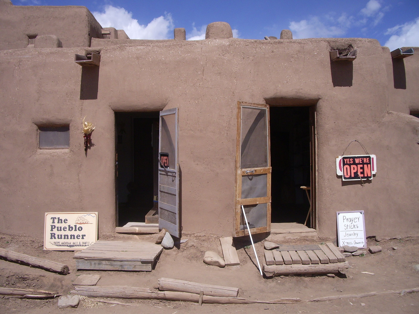 "Ladenzeile" im Taos Pueblo