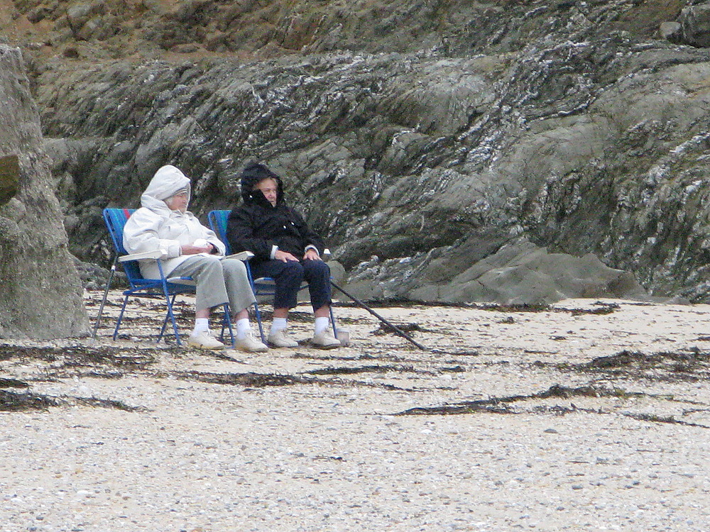 ladies on the beach