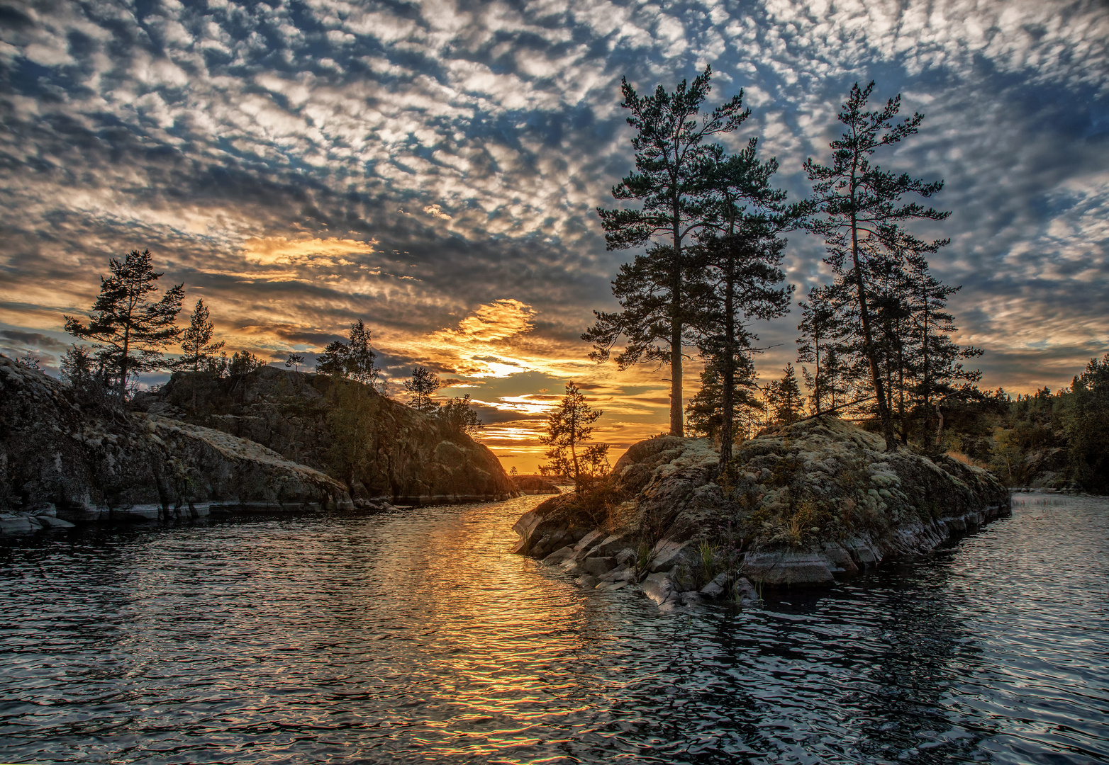 Ladogasee Foto & Bild sonnenuntergang, himmel, natur Bilder auf