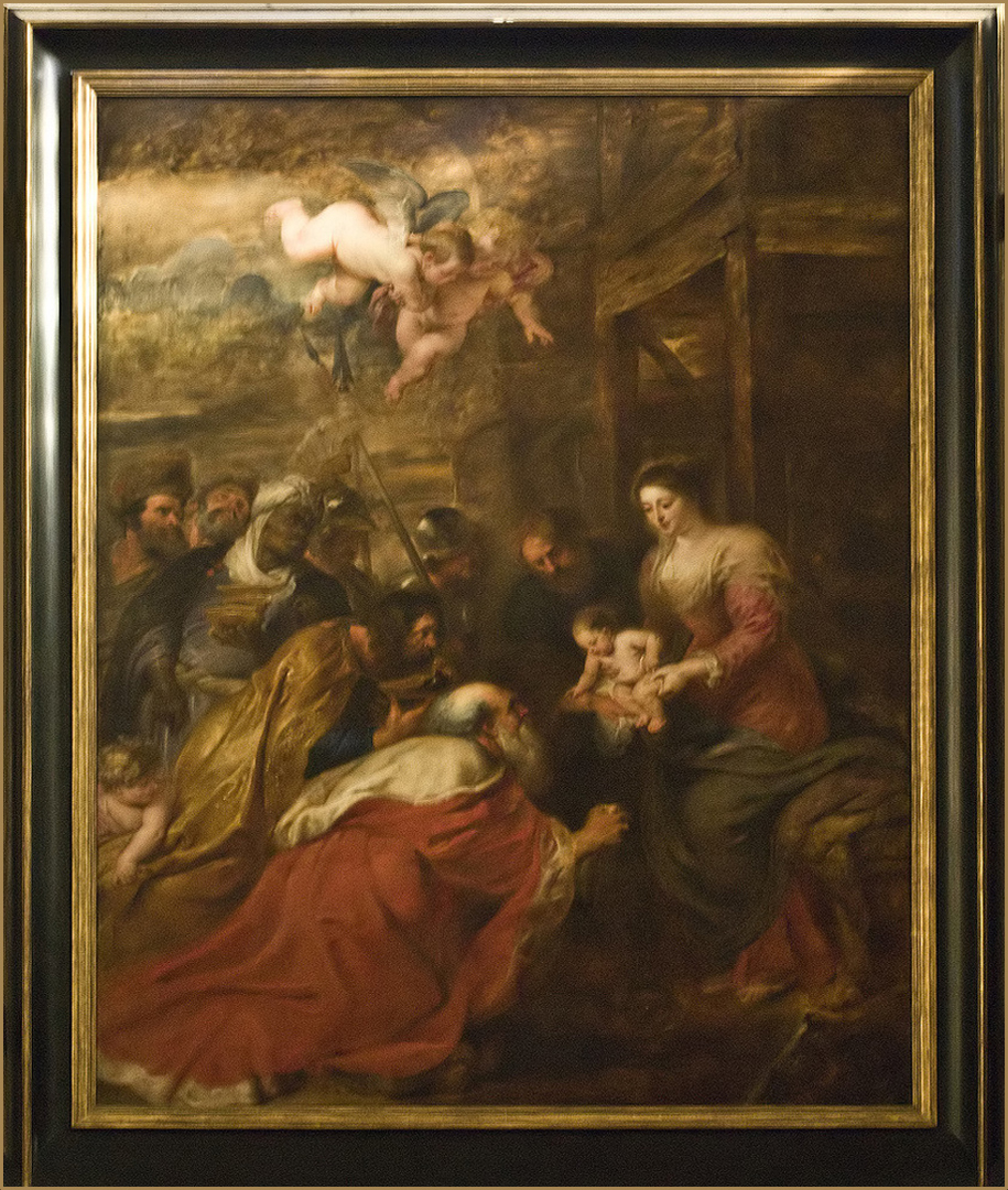 L’adoration des mages par Rubens  --  Chapelle de King’s College