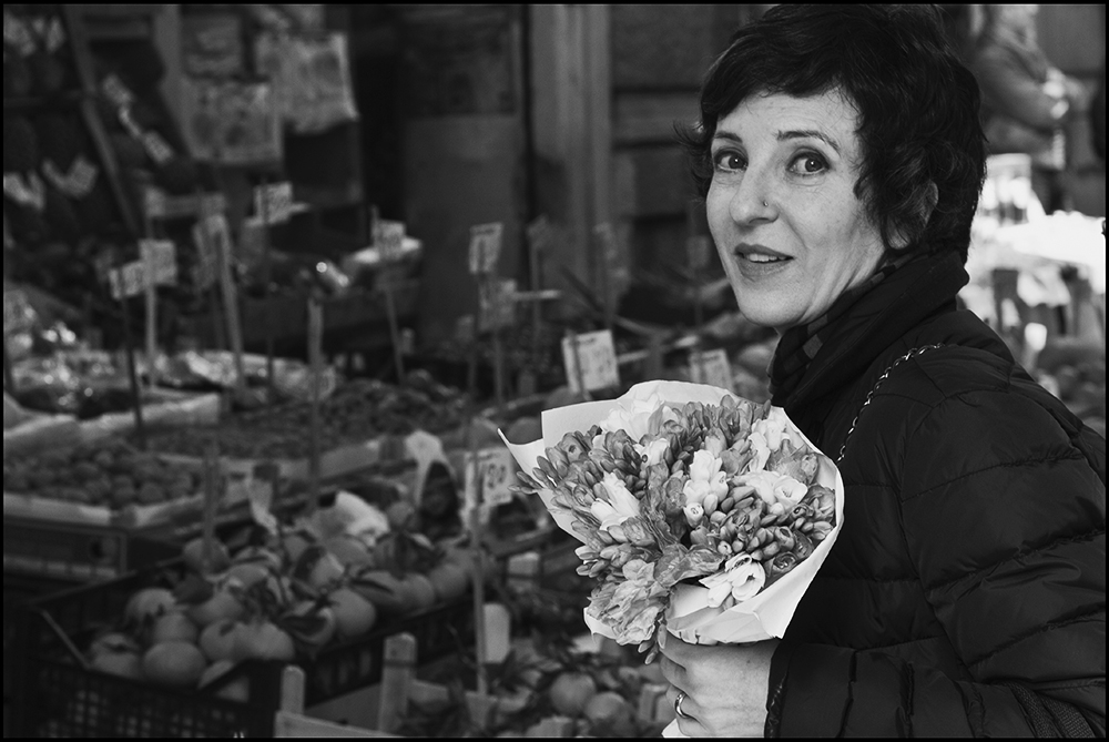 Lady at the fruit market