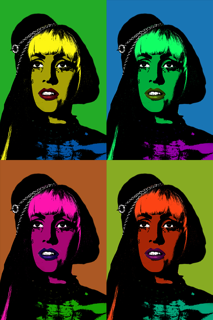 Lady Gaga in Warhol Version