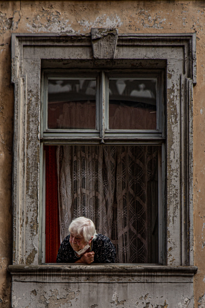 Lady in Bamberg Germany