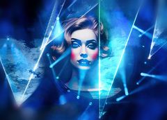 Lady in Blue