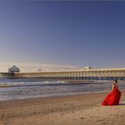 Lady in red