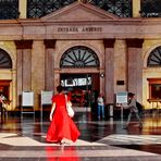 Lady in red