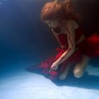 Lady in red