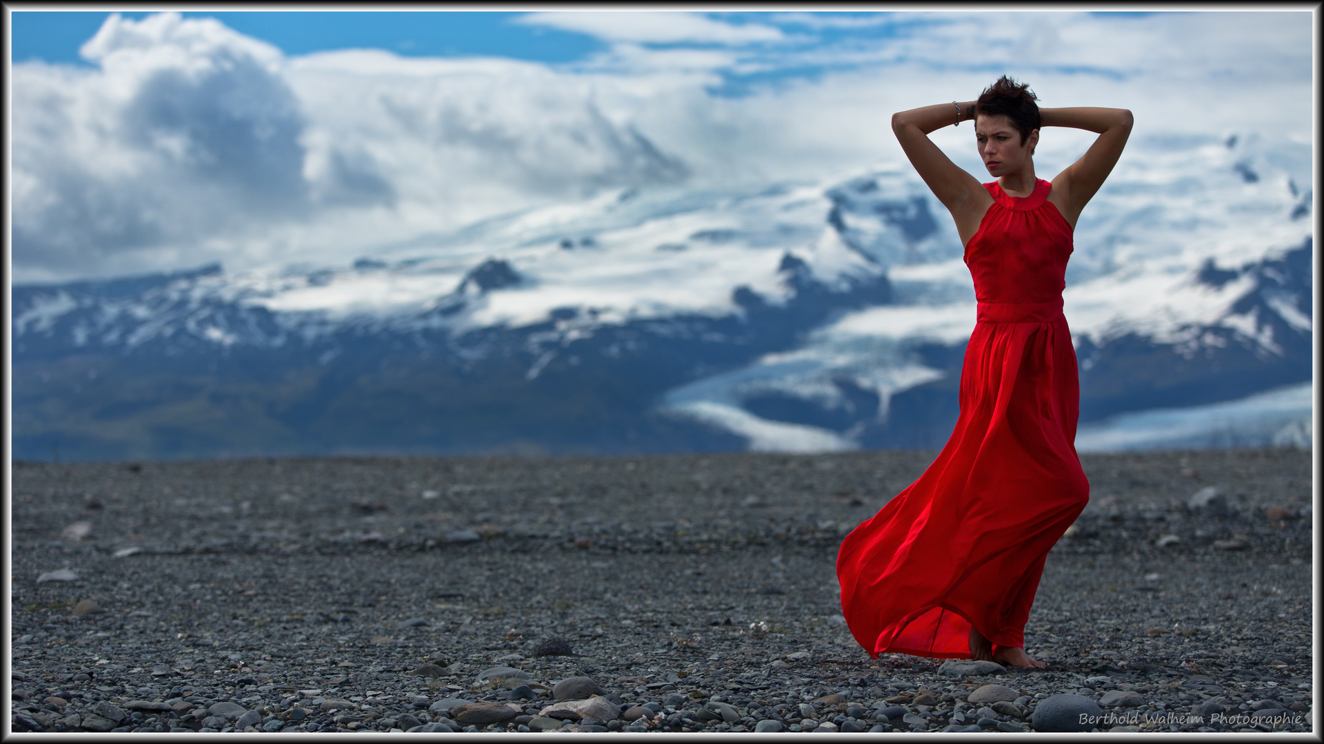 Lady in red