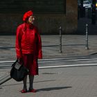 lady in red