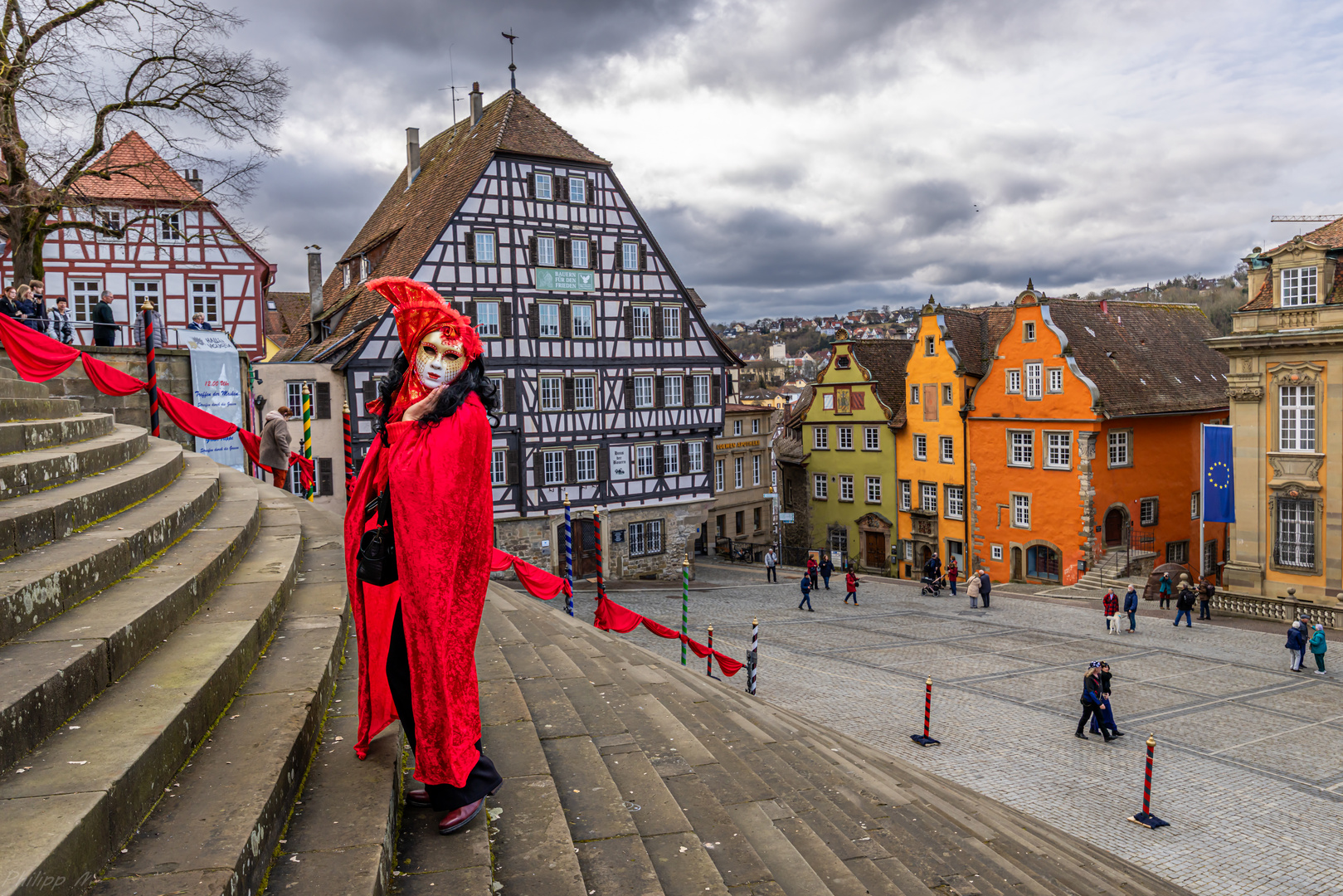 Lady in red bei Hallia Venezia…