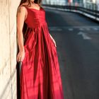 Lady in red