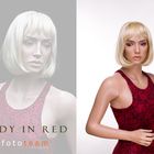 lady in red