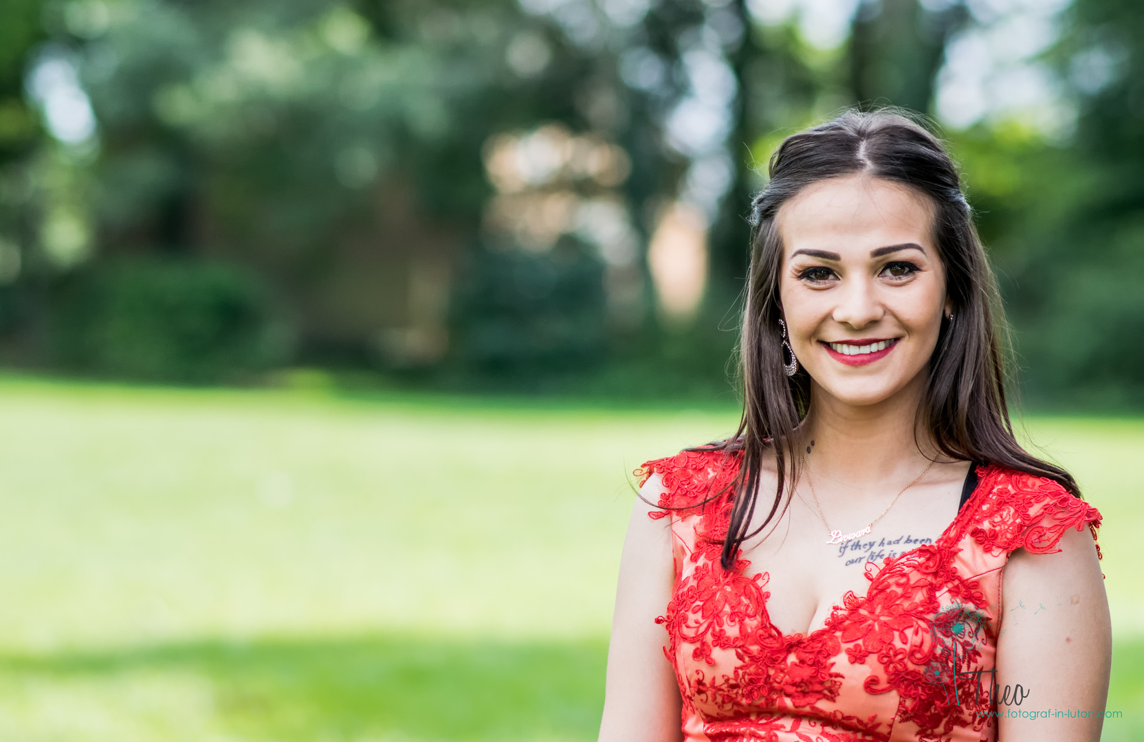 Lady in red