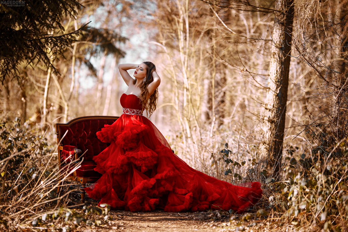 Lady in red II