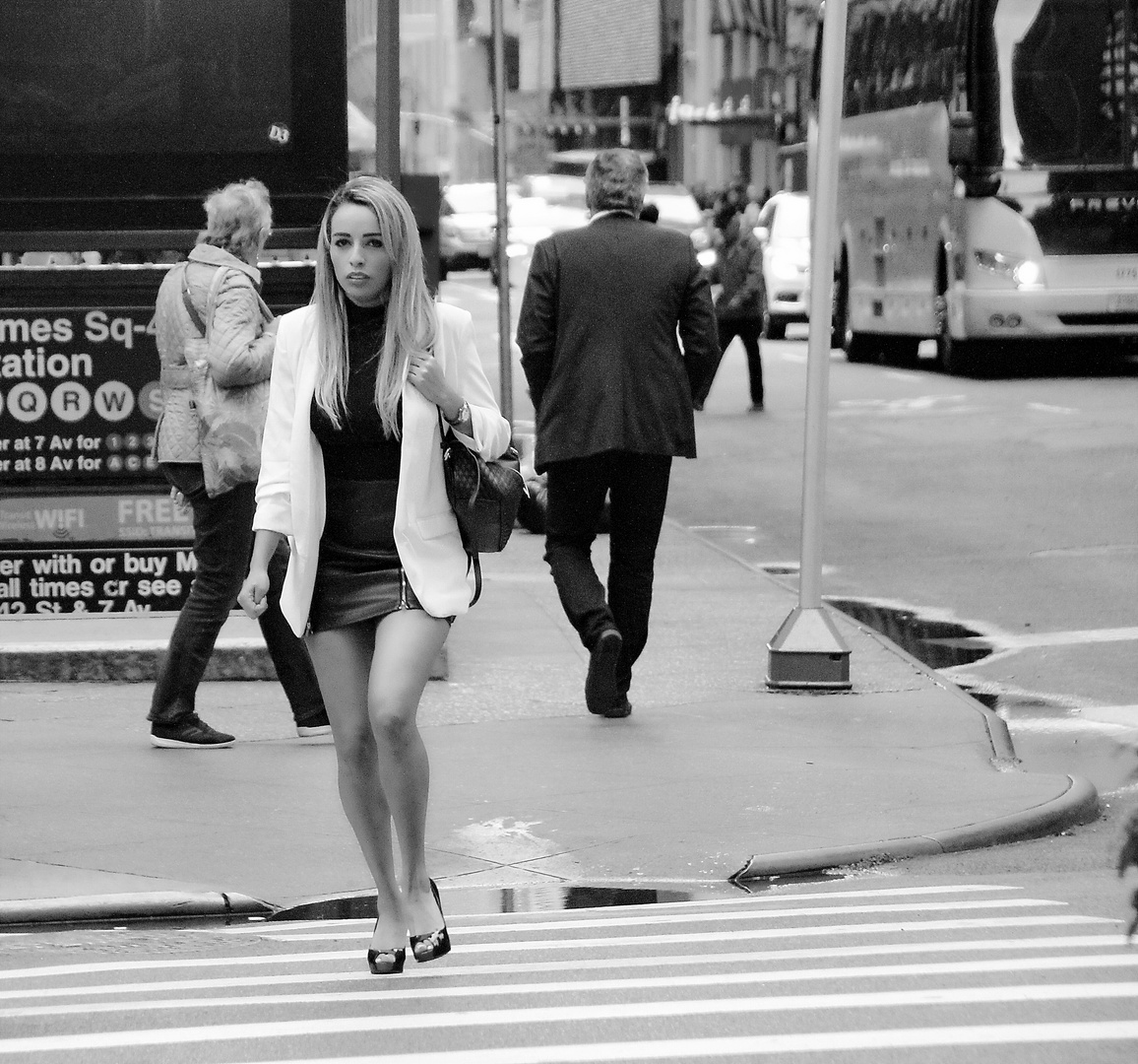 Lady in Town NYC 