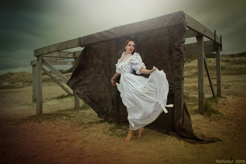 lady in white