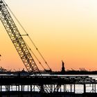 Lady Liberty Sunset