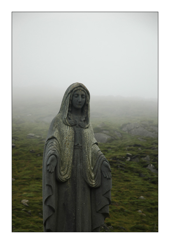 Lady Madonna in the mist