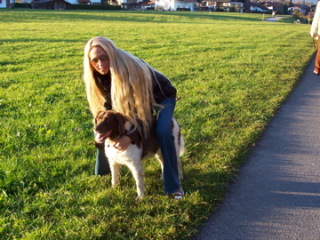 Lady mein Pflegehund und ich in Füssen !