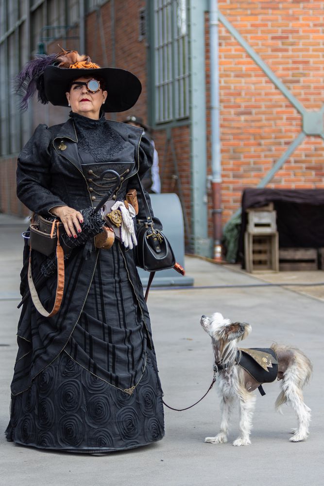 Lady mit Hund