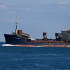 Lady of Chichester (Hopper Dredger, Baggerschiff) im Thyborøn-Kanal (DK)