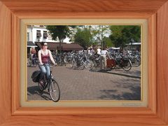 '' Lady on Bicycle ''