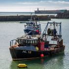 Lady Patricia at Anchor.