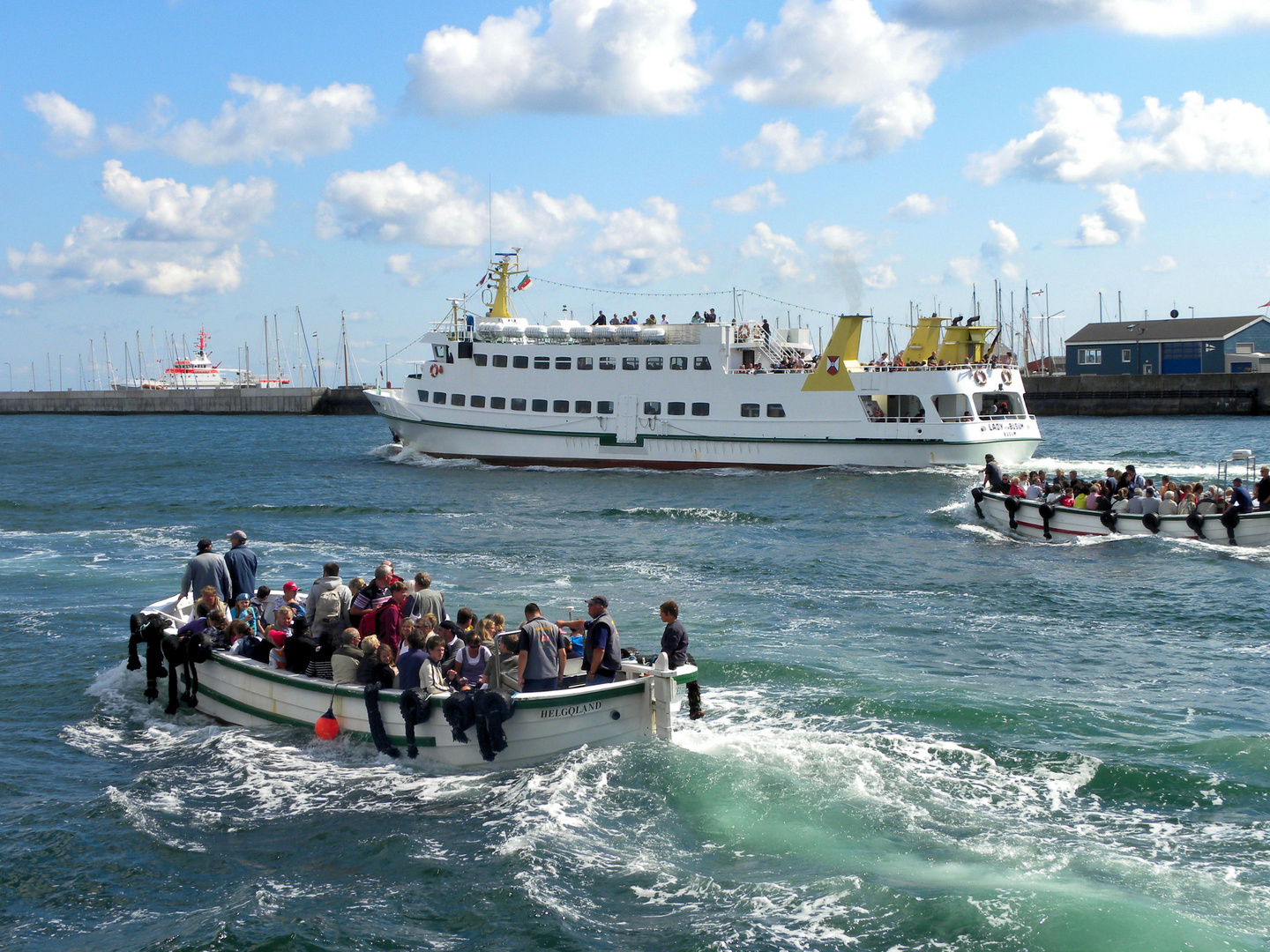 Lady von Büsum, Binnenreede